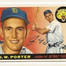 1955 Topps baseball card #49 J.W. Porter EX Detroit Tigers