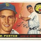 1955 Topps baseball card #49 (B) J.W. Porter VG Detroit Tigers