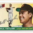 1955 Topps baseball card #53 (B) Bill Taylor VG New York Giants