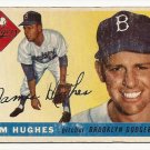 1955 Topps baseball card #51 Jim Hughes good Brooklyn Dodgers