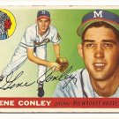 1955 Topps baseball card #81 Gene Conley G/VG Milwaukee Braves