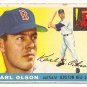 1955 Topps baseball card #72 Karl Olson good Boston Red Sox