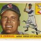 1955 Topps baseball card #110 Gus Zernial VG/EX Kansas City Athletics