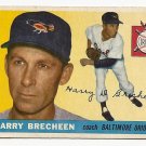 1955 Topps baseball card #113 Harry Brecheen VG Baltimore Orioles