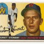 1955 Topps baseball card #136 Bunky Stewart VG+ Washington Nationals