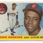 1955 Topps baseball card #133 Dave Hoskins VG Cleveland Indians
