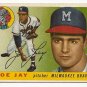 1955 Topps baseball card #134 (B) Joe Jay VG Milwaukee Braves