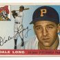 1955 Topps baseball card #127 Dale Long VG Pittsburgh Pirates