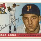 1955 Topps baseball card #127 (B) Dale Long VG+ Pittsburgh Pirates