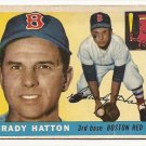 1955 Topps baseball card #131 Grady Hatton G/VG Boston Red Sox