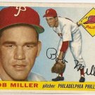 1955 Topps baseball card #157 Bob Miller VG/EX Philadelphia Phillies