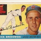 1955 Topps baseball card #171 Dick Brodowski EX Boston Red Sox