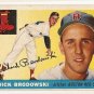 1955 Topps baseball card #171 Dick Brodowski EX Boston Red Sox