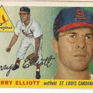 1955 Topps baseball card #137 (B) Harry Elliot VG St. Louis Cardinals