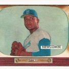 1955 Bowman baseball card #143 Don Newcombe EX