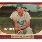 1955 Bowman baseball card #169 Carl Furillo VG/EX