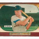 1955 Bowman baseball card #132 Harvey Kuenn EX