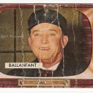 1955 Bowman baseball card #295 E. Leo Ballanfant P/F