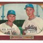 1955 Bowman baseball card #139 Bobby & Billy Shantz NM