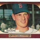 1955 Bowman baseball card #302 Frank Malzone EX