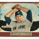 1955 Bowman baseball card #201 (C) Allie Reynolds EX