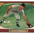 1955 Bowman baseball card #213 (B) George Kell EX