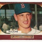 1955 Bowman baseball card #302 (B) Frank Malzone EX