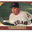 1955 Bowman baseball card #308 (C) Al Lopez EX