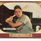 1955 Bowman baseball card #186 Alex Grammas F/G