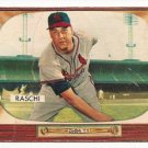 1955 Bowman baseball card #185 Vic Raschi - good