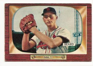 1955 Bowman baseball card #206 Ralph Beard EX
