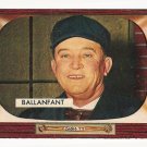 1955 Bowman baseball card #295 (B) E. Leo Ballanfant EX