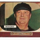 1955 Bowman baseball card #297 L. R. Dusty Boggess NM