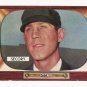 1955 Bowman baseball card #286 Frank Secory EX