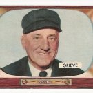 1955 Bowman baseball card #275 Bill William Grieve EX