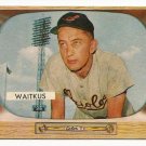 1955 Bowman baseball card #4 (B) Eddie Waitkus NM