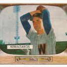 1955 Bowman baseball card #14 Gus Keriazakos - good