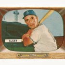 1955 Bowman baseball card #6 (B) Pete Suder EX