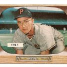 1955 Bowman baseball card #28 Dick Cole VG