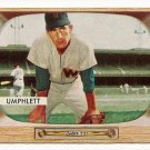 1955 Bowman baseball card #45 Tom Umphlett NM