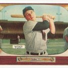 1955 Bowman baseball card #73 Eddie Yost NM