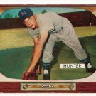 1955 Bowman baseball card #69 Bill Hunter VG