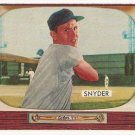 1955 Bowman baseball card #74 Jerry Snyder EX/NM