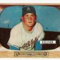 1955 Bowman baseball card #53 Alex Kellner VG (backside off-center - miscut)