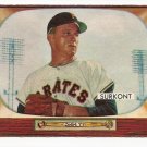 1955 Bowman baseball card #83 Max Surkont EX