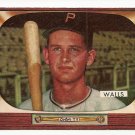 1955 Bowman baseball card #82 Lee Walls EX