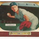 1955 Bowman baseball card #99 Jerry Coleman VG/EX