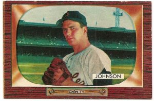 1955 Bowman baseball card #101 Don Johnson EX