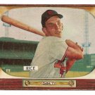 1955 Bowman baseball card #106 Del Rice VG