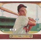 1955 Bowman baseball card #106 (E) Del Rice VG